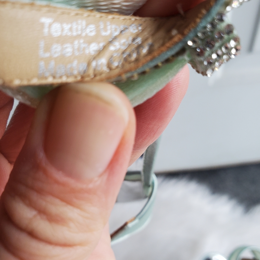 *RARE* NWOT Badgley Mischka 'Jessica' Tulle/ Bow Heeled Sandal Size 7.5 - Picture 8 of 12